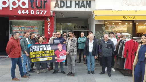 03 Ekim 2026 Nursemin Yıldız Basın Açıklaması - EMO İstanbul Şubesi Önü