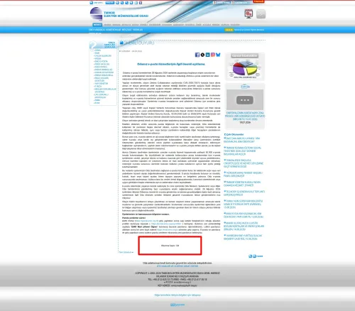 EMO web sitesi hacklenme duyurusu